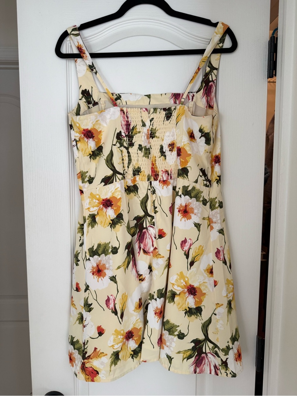 Abercrombie & Fitch Cream Floral Mini Dress - Picture 2 of 5